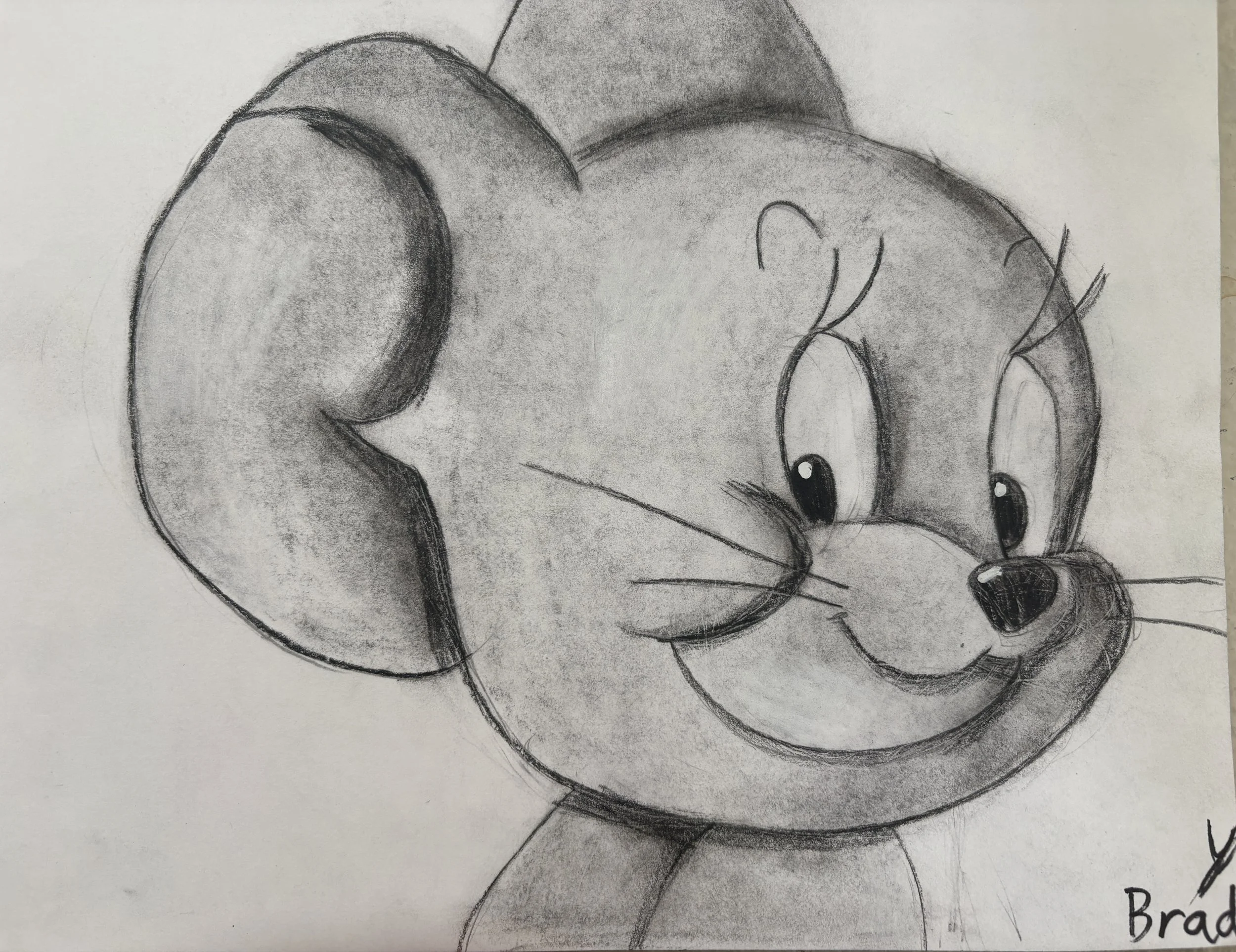 Age 9, Charcoal