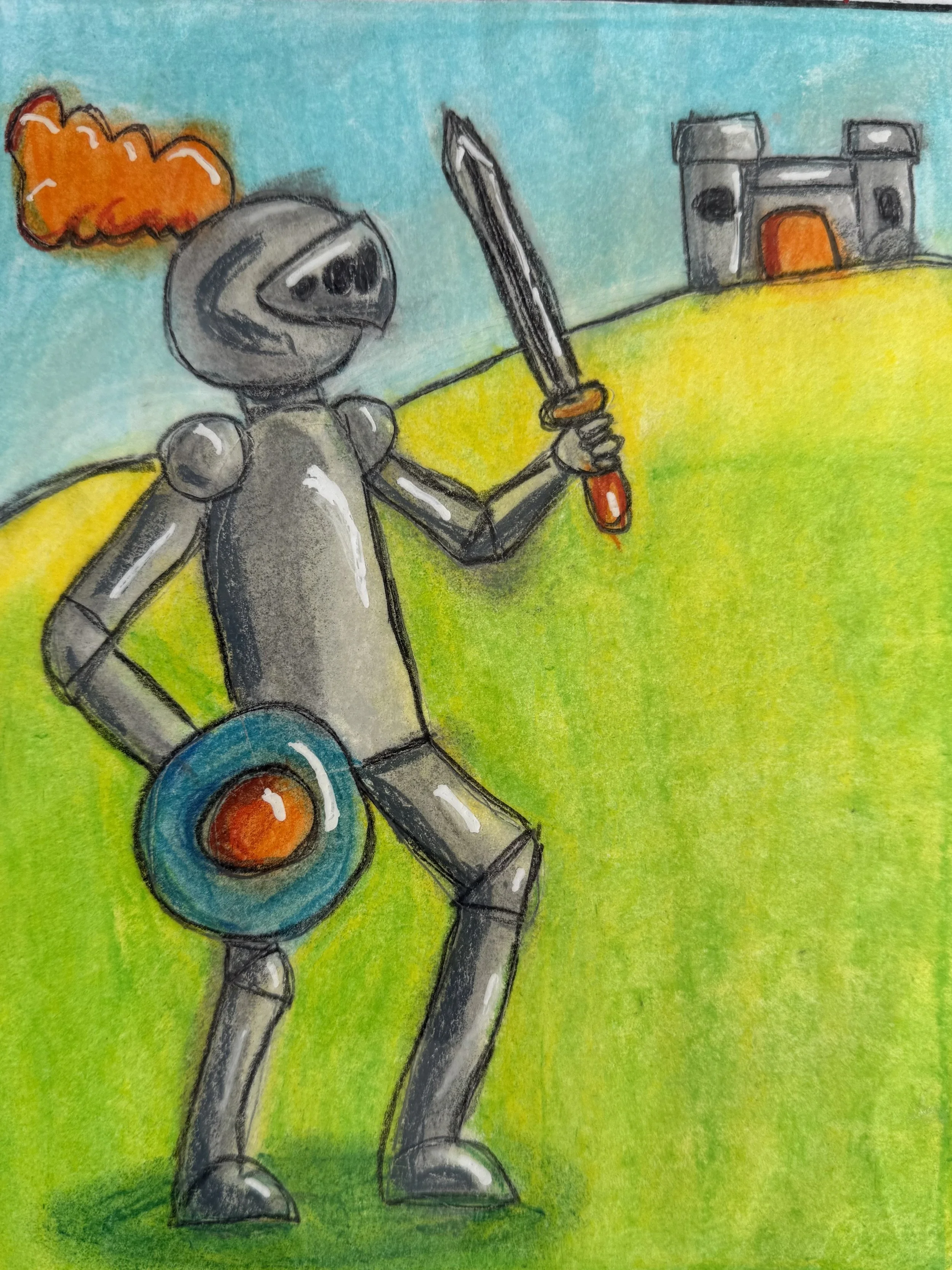 Pastel, Age 7