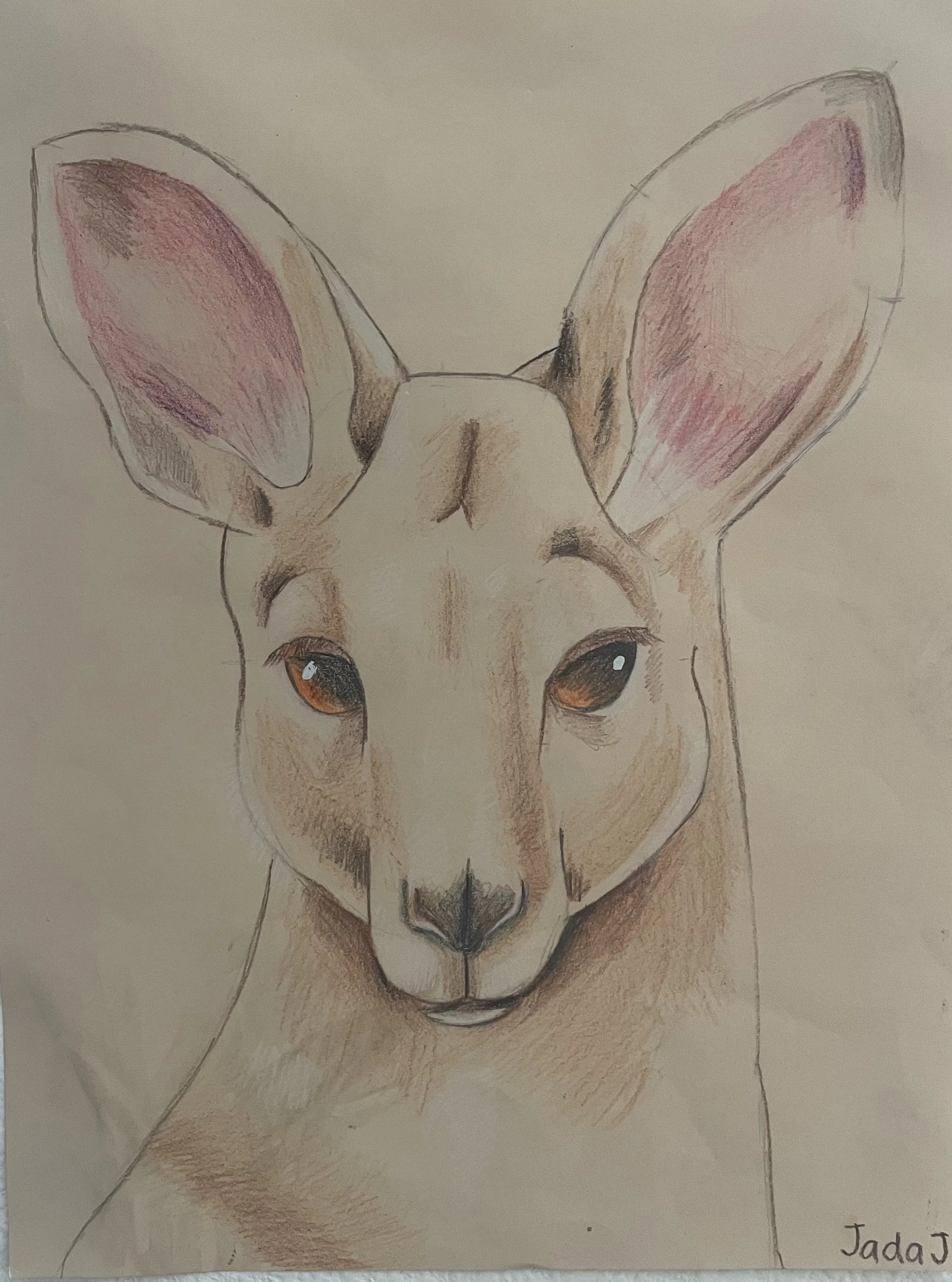 Age 9, Colored Pencil