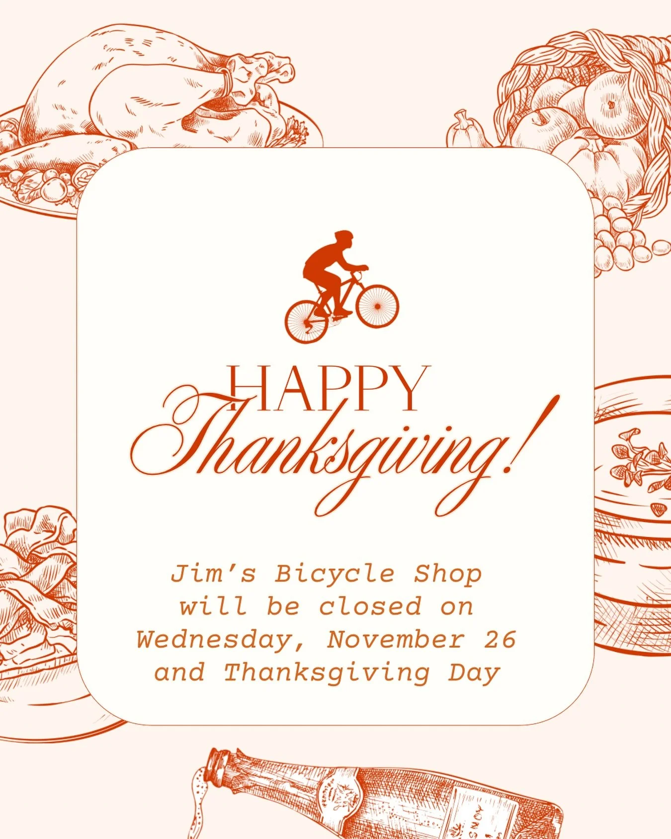 We are grateful for every rider who supports us - have a wonderful holiday! 🦃🍁