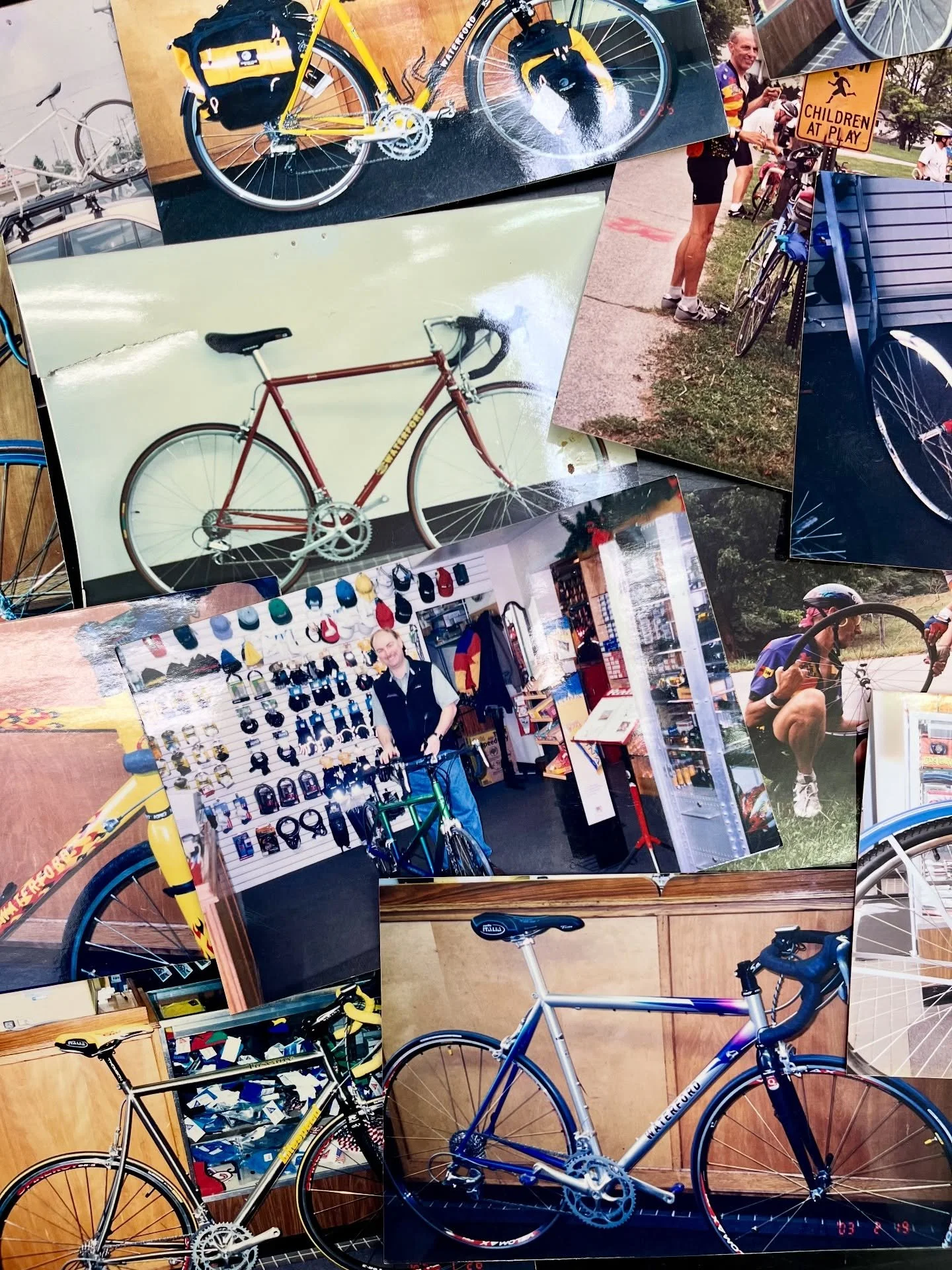 We stumbled across a stack of old shop photos - lots of custom bikes, race days and familiar faces from years past. We are thankful for every mile this community has pedaled with us 🚴🏻&zwj;♀️🚴🏽&zwj;♂️

#bikeshop
#shoplocal