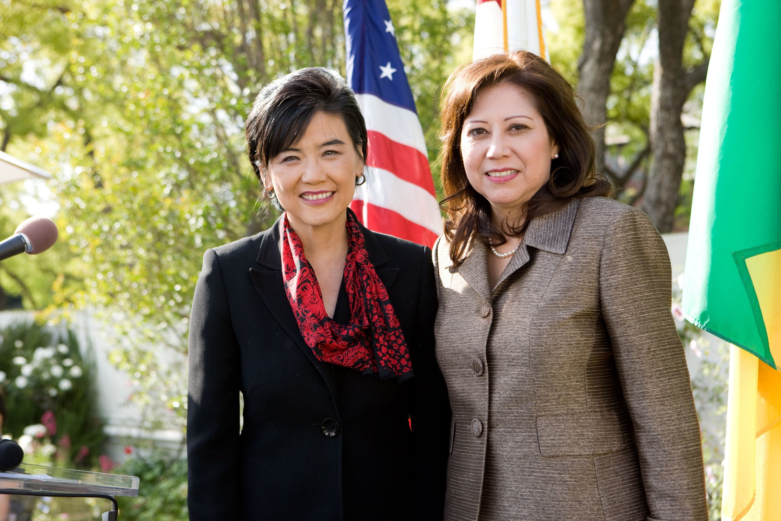 Rep. Judy Chu and LA County Supervisor Hilda Solis