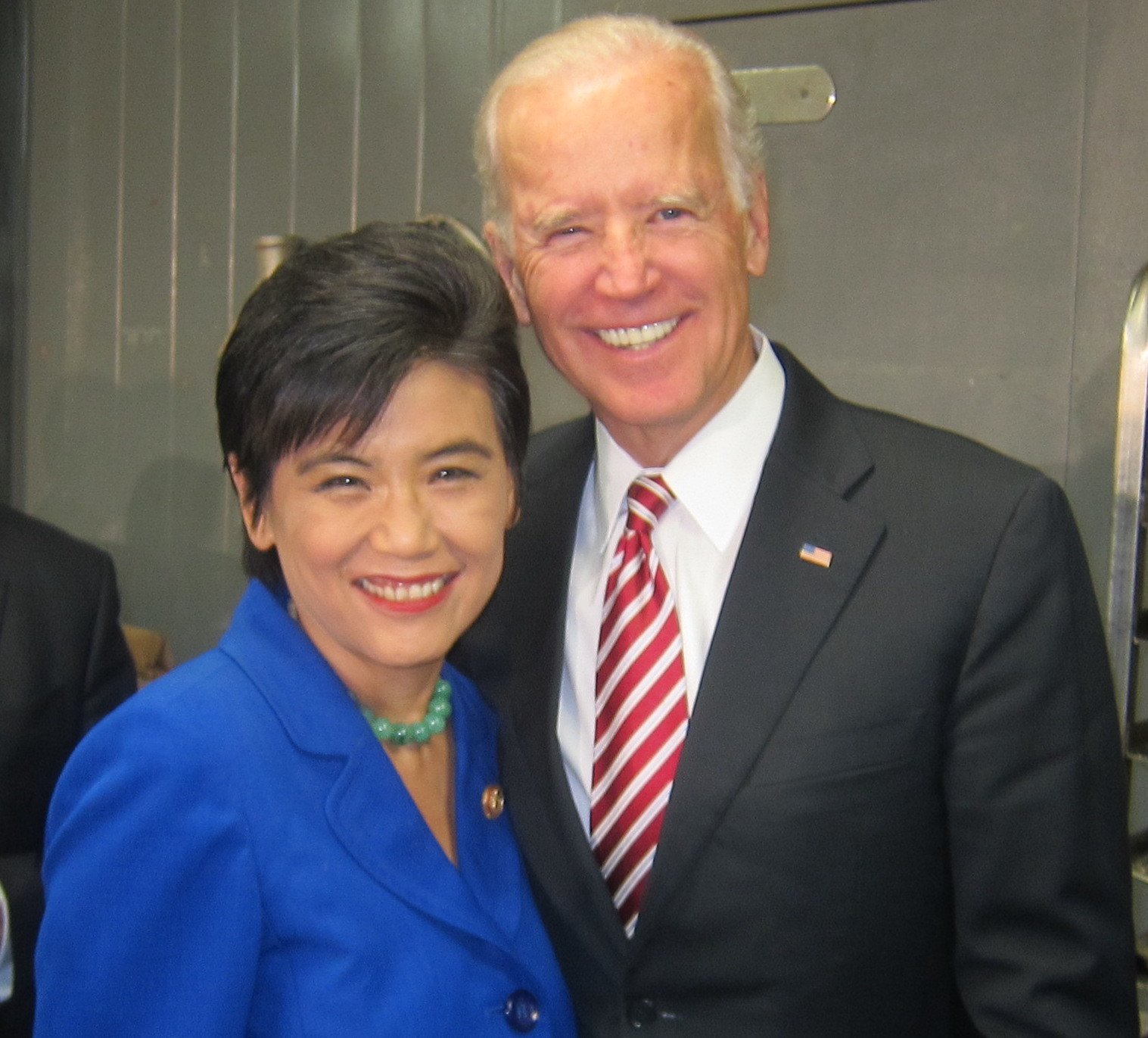 Rep. Judy Chu and President Joe Biden