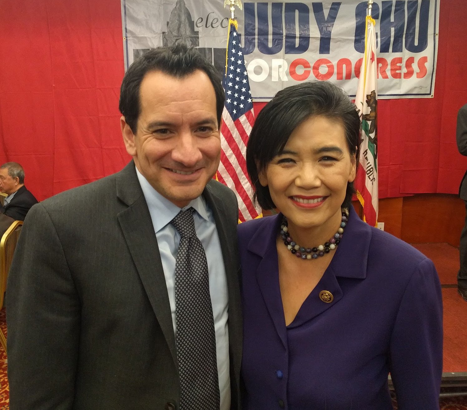 Rep. Judy Chu and CA Assembly Speaker Anthony Rendon
