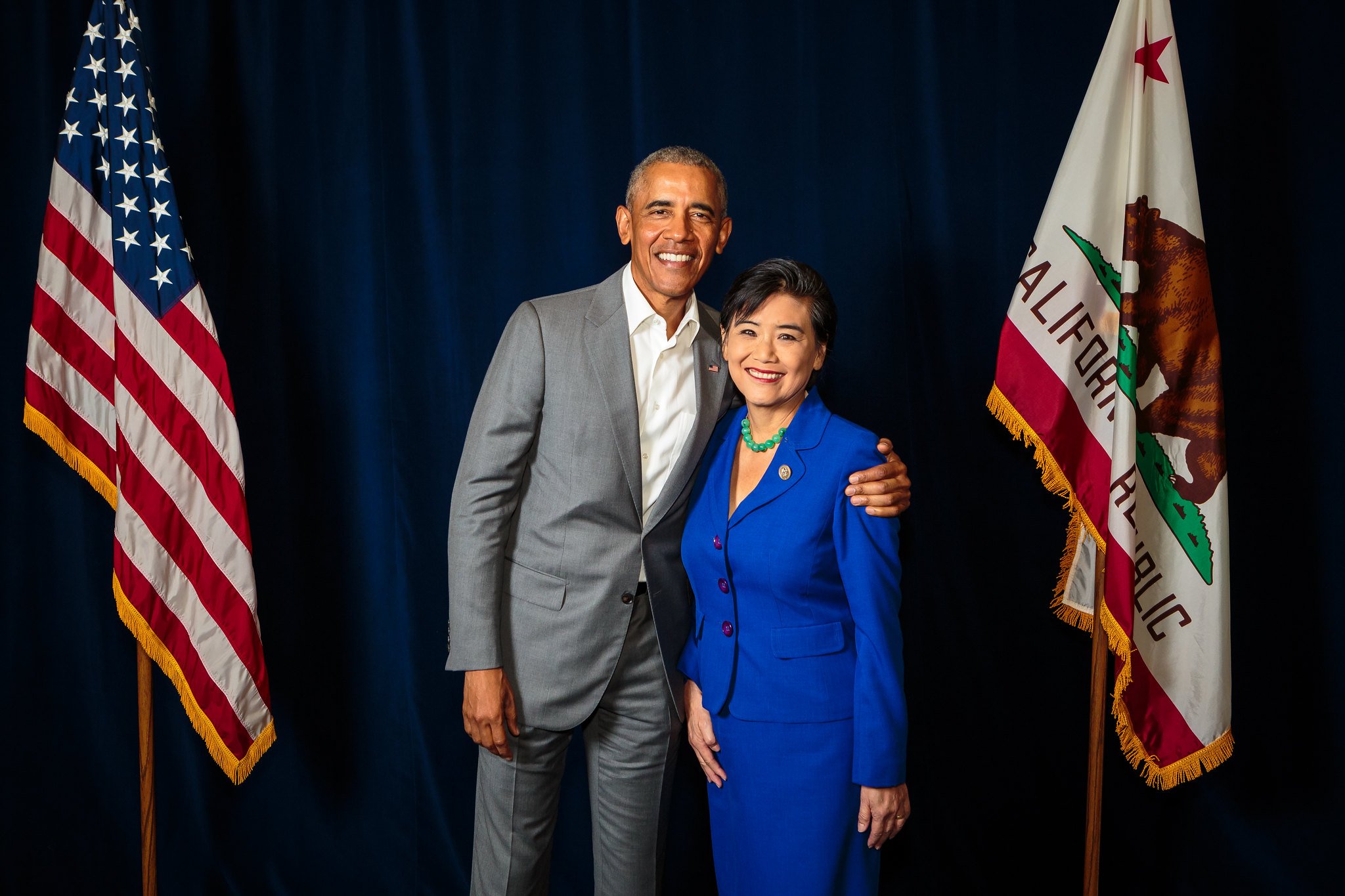 Rep. Judy Chu and President Obama