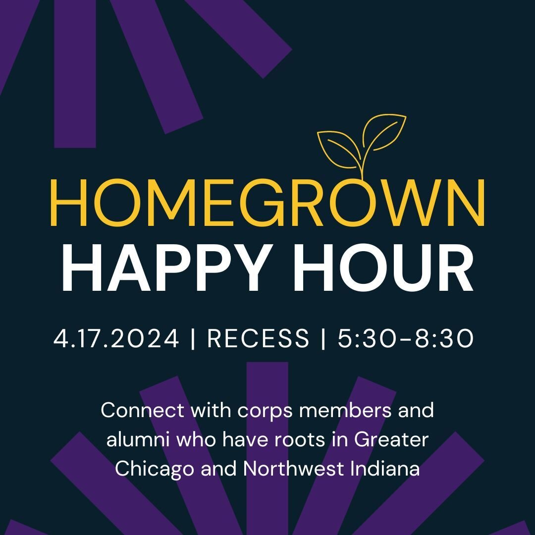 🌱 Do you have roots in Illinois, Greater Chicago, or Northwest Indiana? Join us on April 17 from 5:30-8:30 at Recess (838 W. Kinzie) to connect with and celebrate those in our TFA network who have called our region home! There are no specific parame