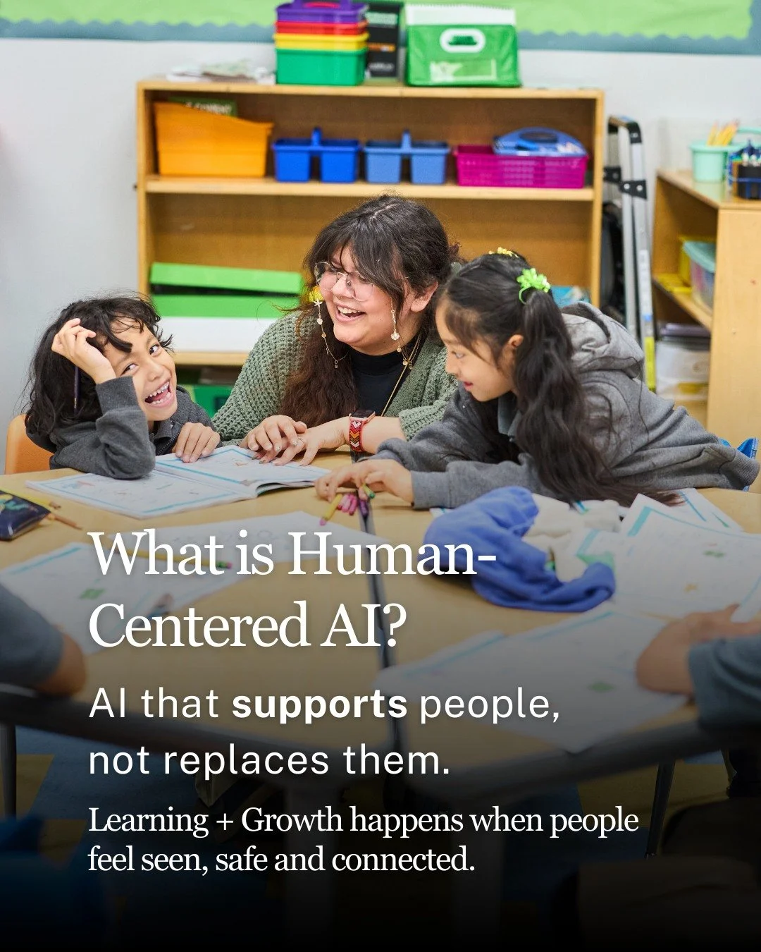 At Teach For America, we believe the future of learning, and leadership, must remain people-centered. 

AI should support people, not replace them. When used thoughtfully, it can help educators and leaders strengthen relationships, explore new career