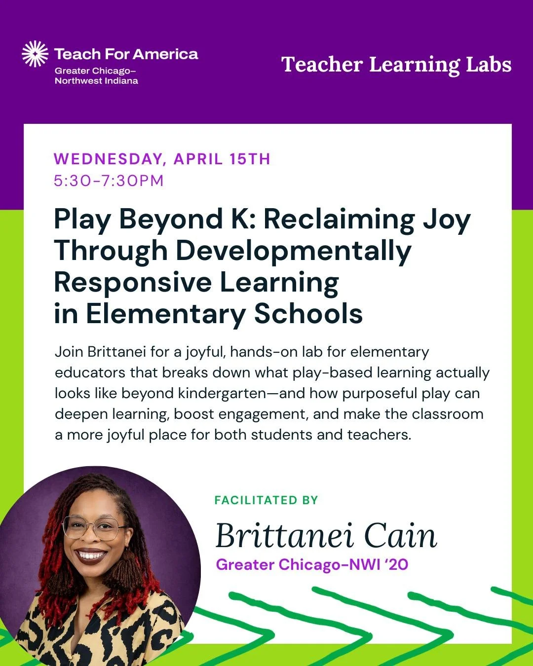 Elementary teachers&mdash;this one&rsquo;s for you 💛

On April 15, we&rsquo;re gathering elementary educators for Play Beyond K&mdash;a night of play, connection, and developmentally responsive learning.

Come if you&rsquo;re craving:
 ✨ Joy
✨ Commu