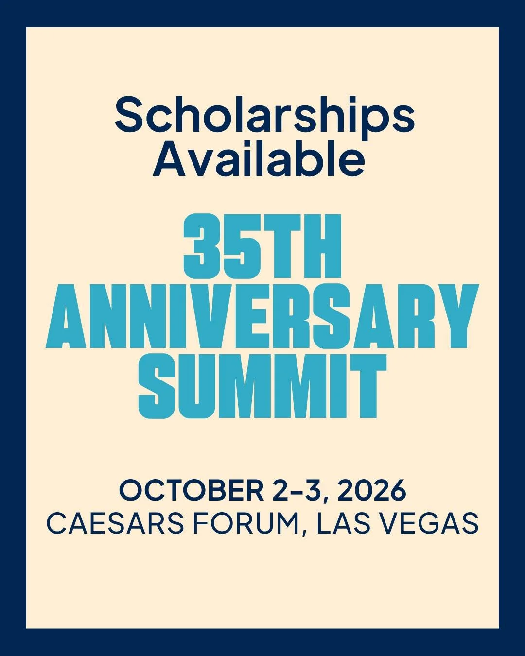 This milestone is about all of us&mdash;and that includes you.

If attending the Summit feels out of reach right now, scholarships are available to help cover the cost. We&rsquo;re committed to making sure more alumni can show up, reconnect, and be p