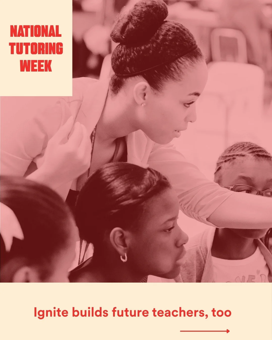 Tutoring changes lives, and not just for students.

As we wrap up our National Tutoring Week series, we're highlighting another powerful impact of Teach For America Ignite: helping shape the next generation of educators.

Research found that college 