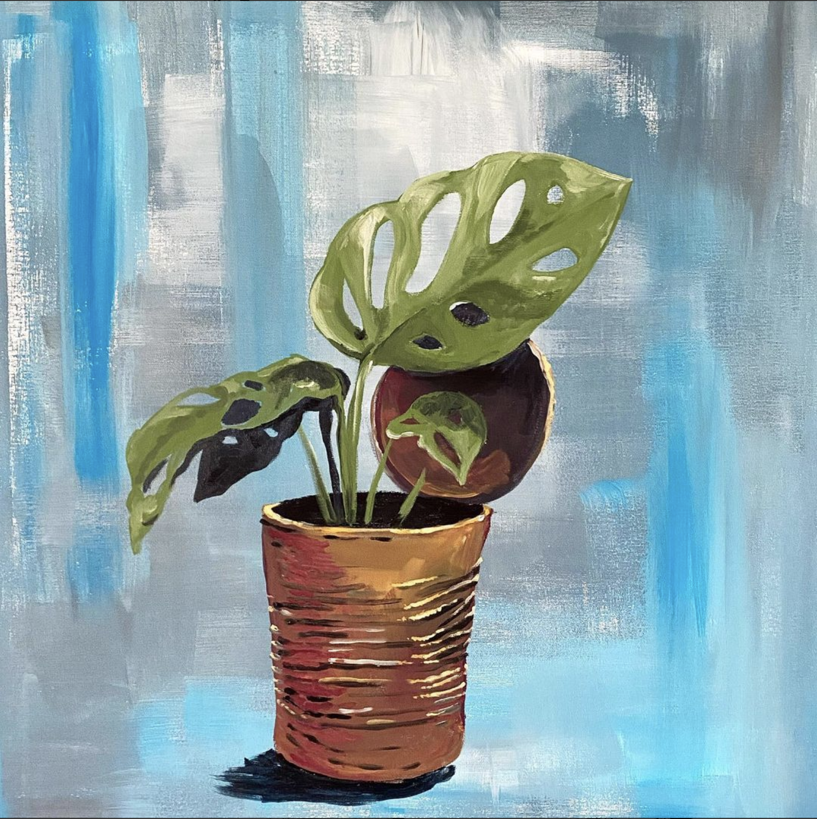 70X70cm, acrylic on canvas, sold