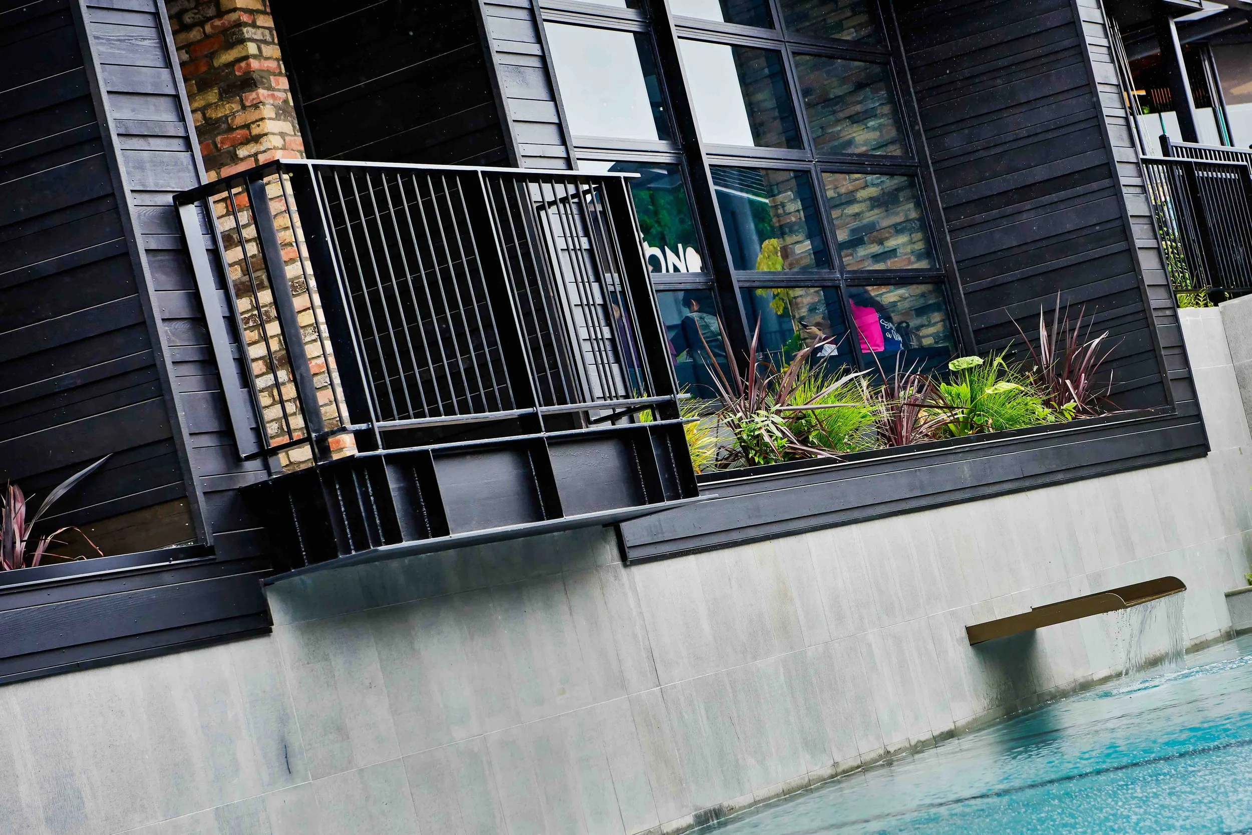 Juliette Balcony made of steel in Newmarket Auckland