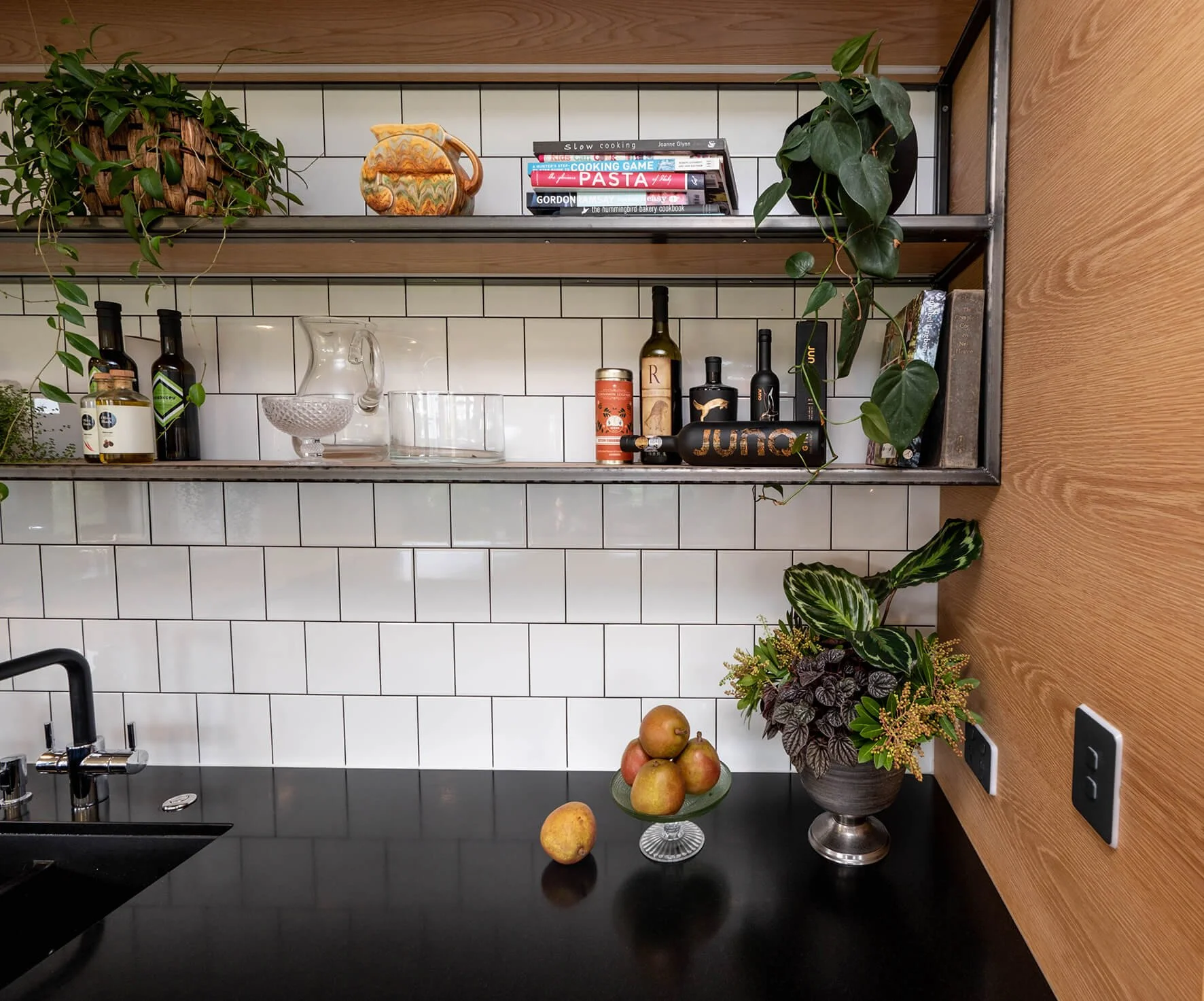 Residential Kitchen steel shelving - Auckland