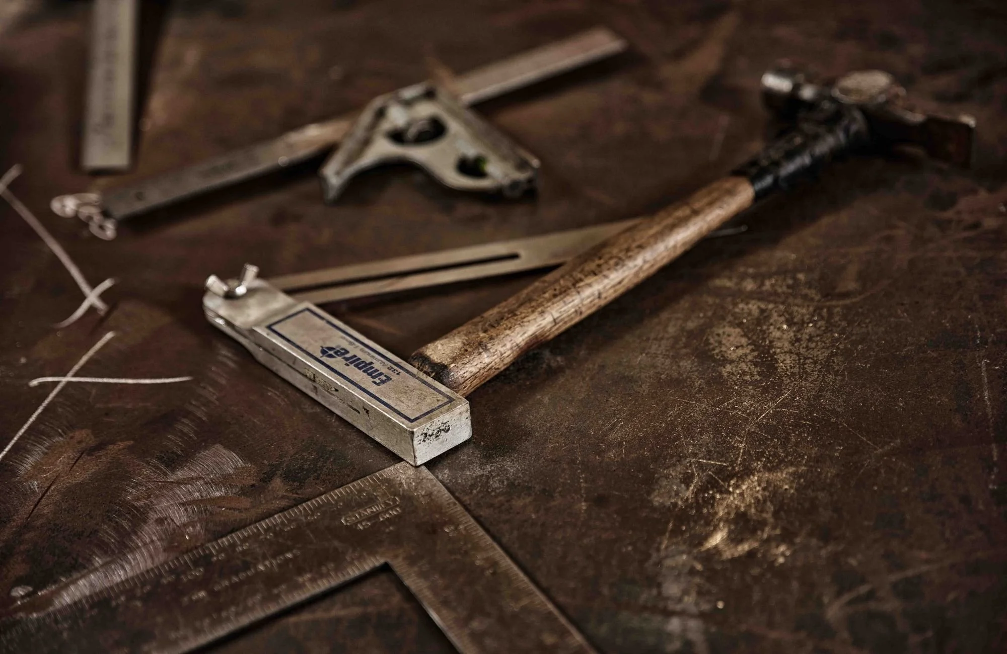 selection of tools on a table