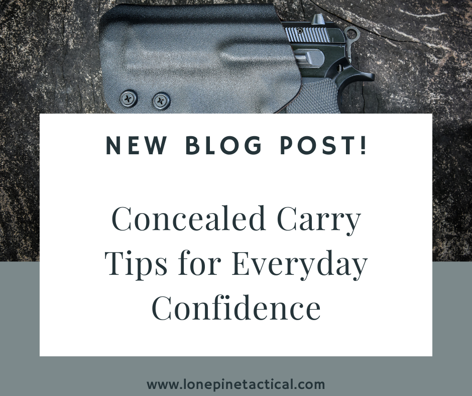 Concealed Carry Tips for Everyday Confidence