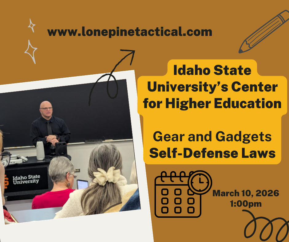 ISU Gear and Gadgets Self-Defense Laws