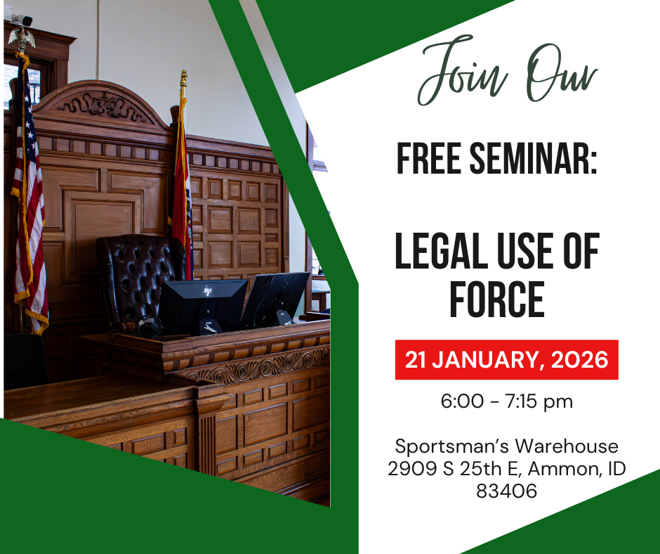 USCCA Seminar: Legal Use of Force