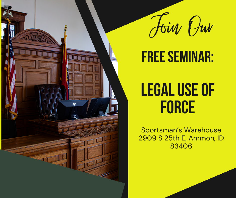 USCCA Seminar: Legal Use of Force