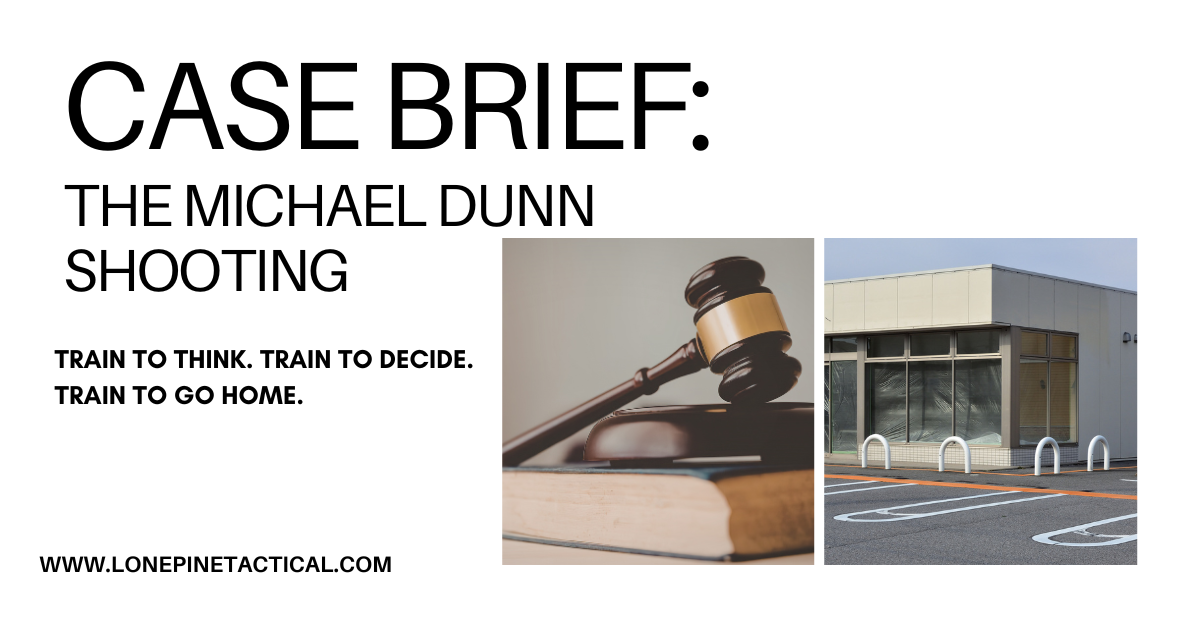 Case Brief: The Michael Dunn Shooting