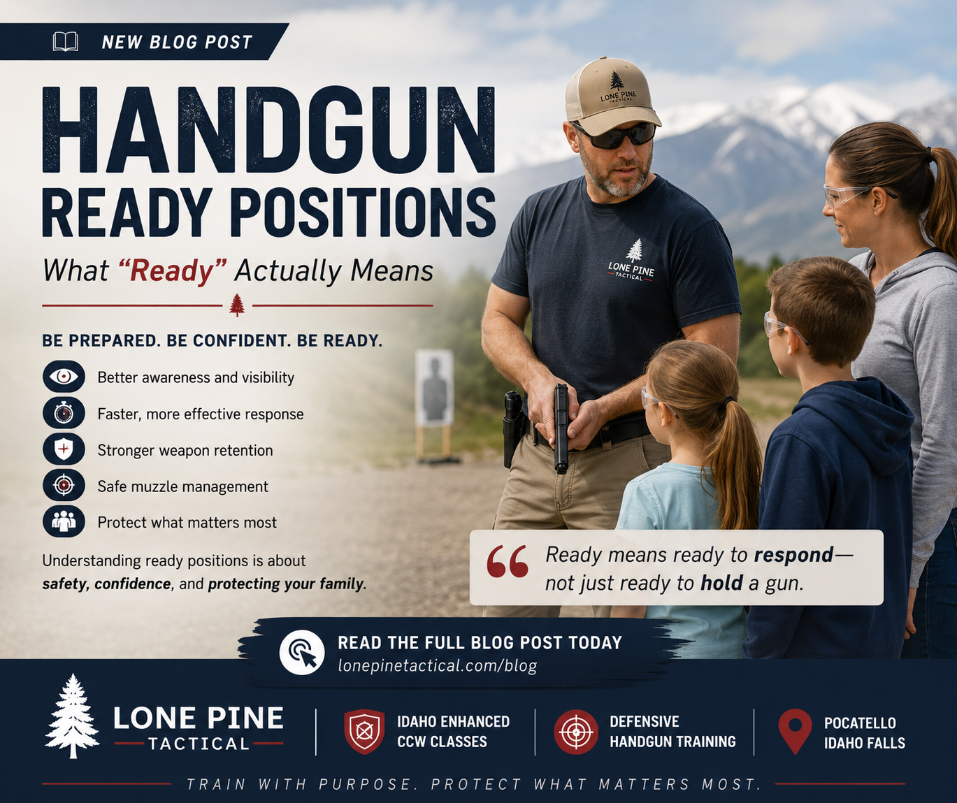 Handgun Ready Positions: What “Ready” Actually Means