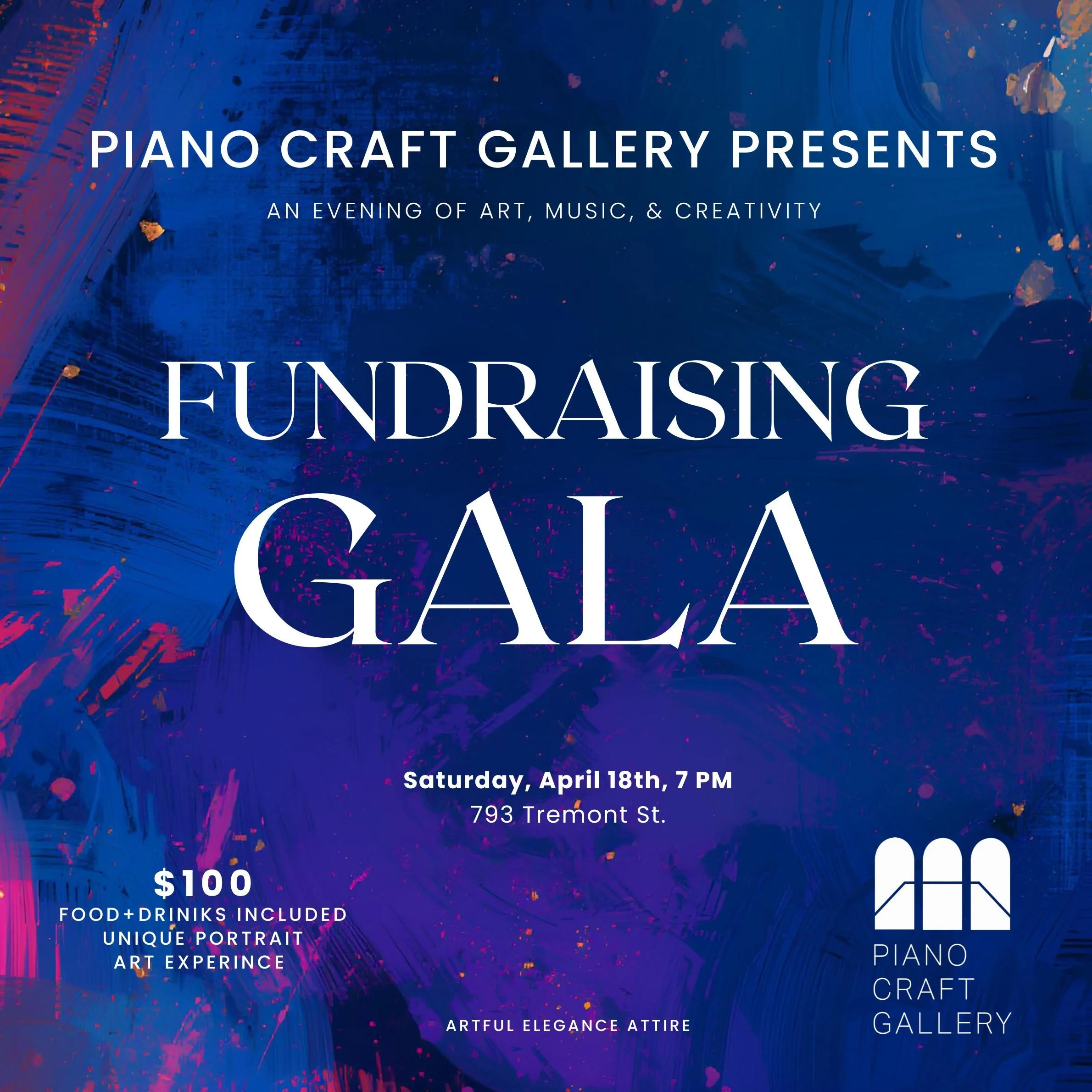 Piano Craft Gallery Fundraising Gala Ticket