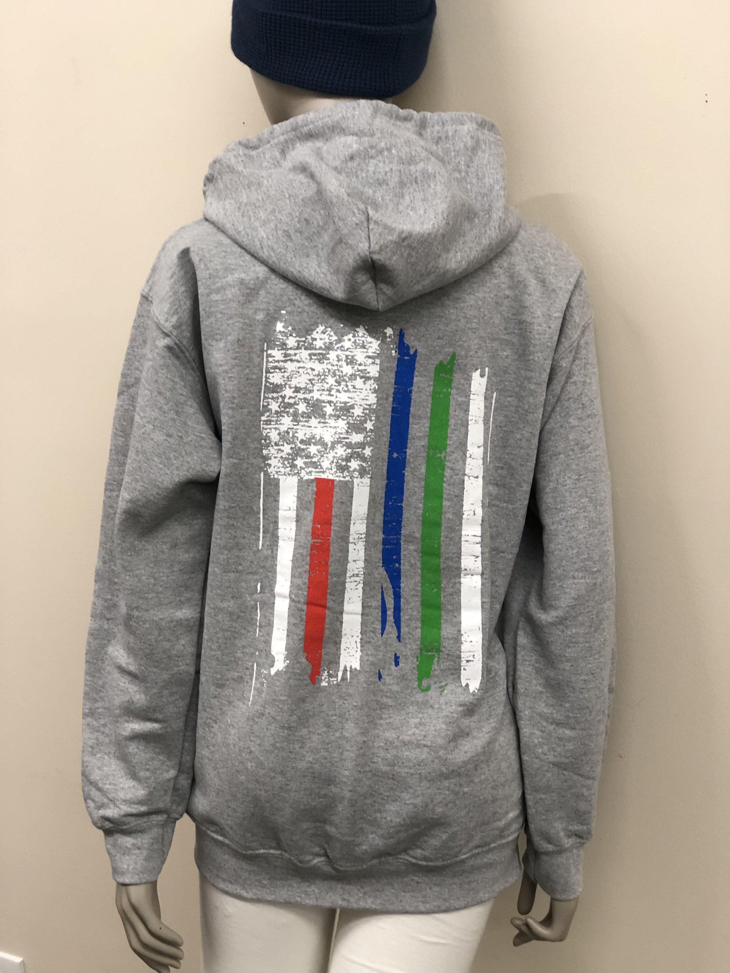 Colored Flag Zip-Up Mutts With A Mission Hoodie (Available in 2 colors ...