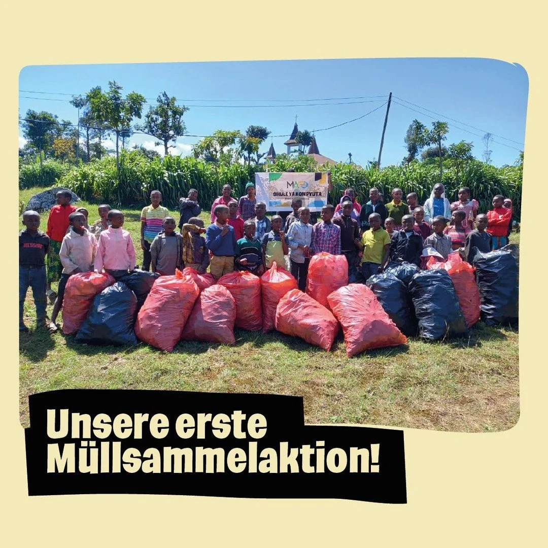 In Marangu gibt es ein Problem mit Plastikm&uuml;ll. H&auml;ufig wird er entweder einfach irgendwo in der Umwelt entsorgt, vergraben oder verbrannt, was extrem gesundheitssch&auml;dlich ist. Deshalb haben wir uns gedacht: Let's clean up Marangu! Unse