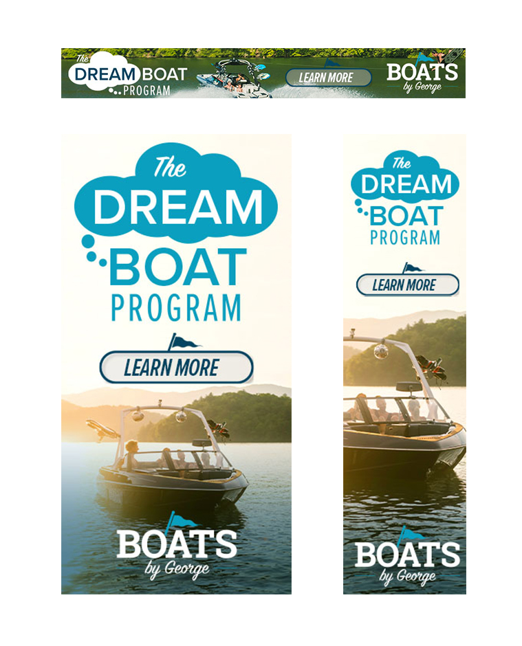 Boats By George — Trampoline Design | Award Winning Women-Owned Agency