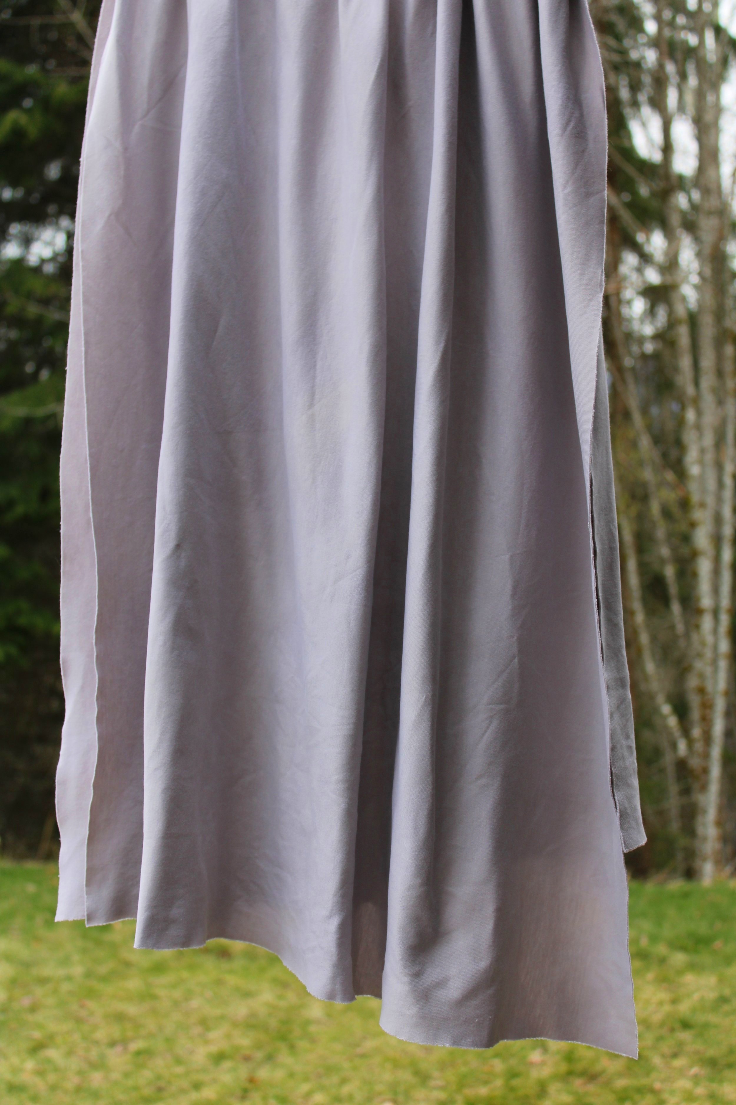 Wild Plum Bark Hand-dyed Supima Cotton Interlock Woodland Background