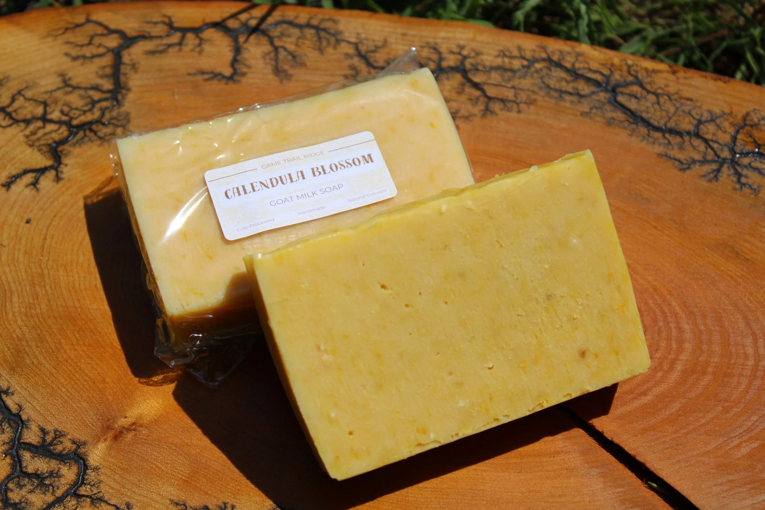 Goat Milk Soap featuring calendula infused avocado oil for sale at Westwood Color