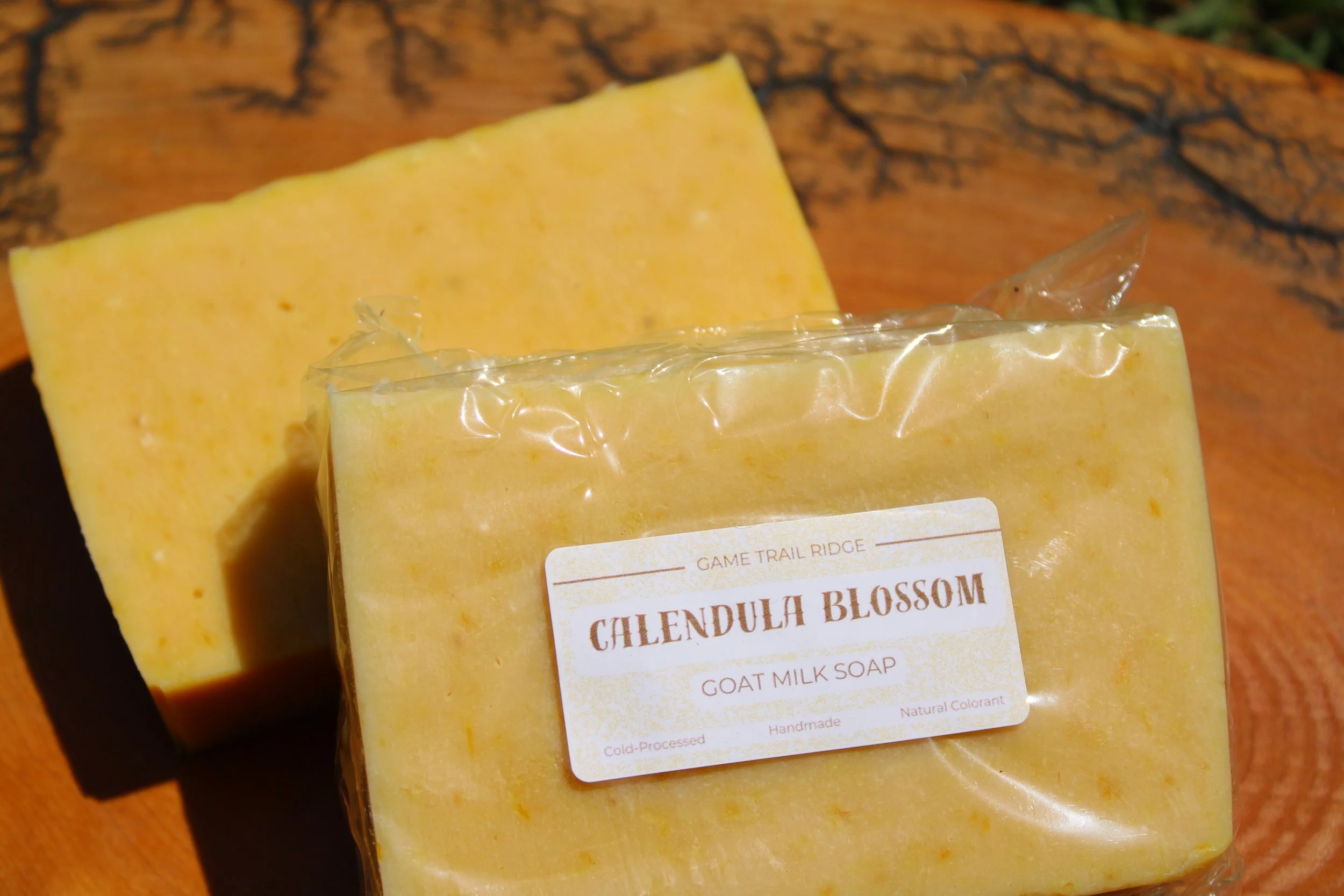 Goat Milk Soap featuring calendula infused avocado oil for sale at Westwood Color
