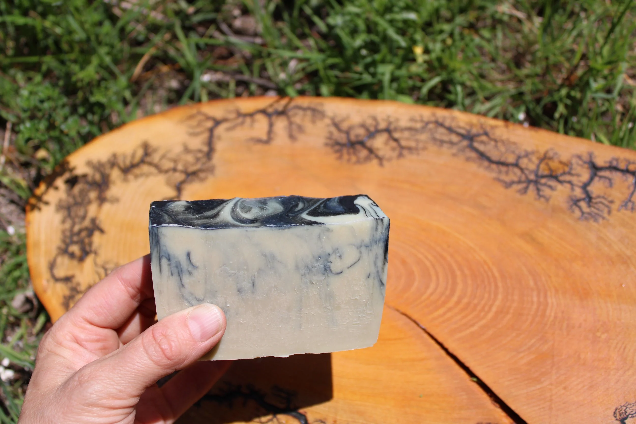 Goat Milk Soap with Charcoal and Clay