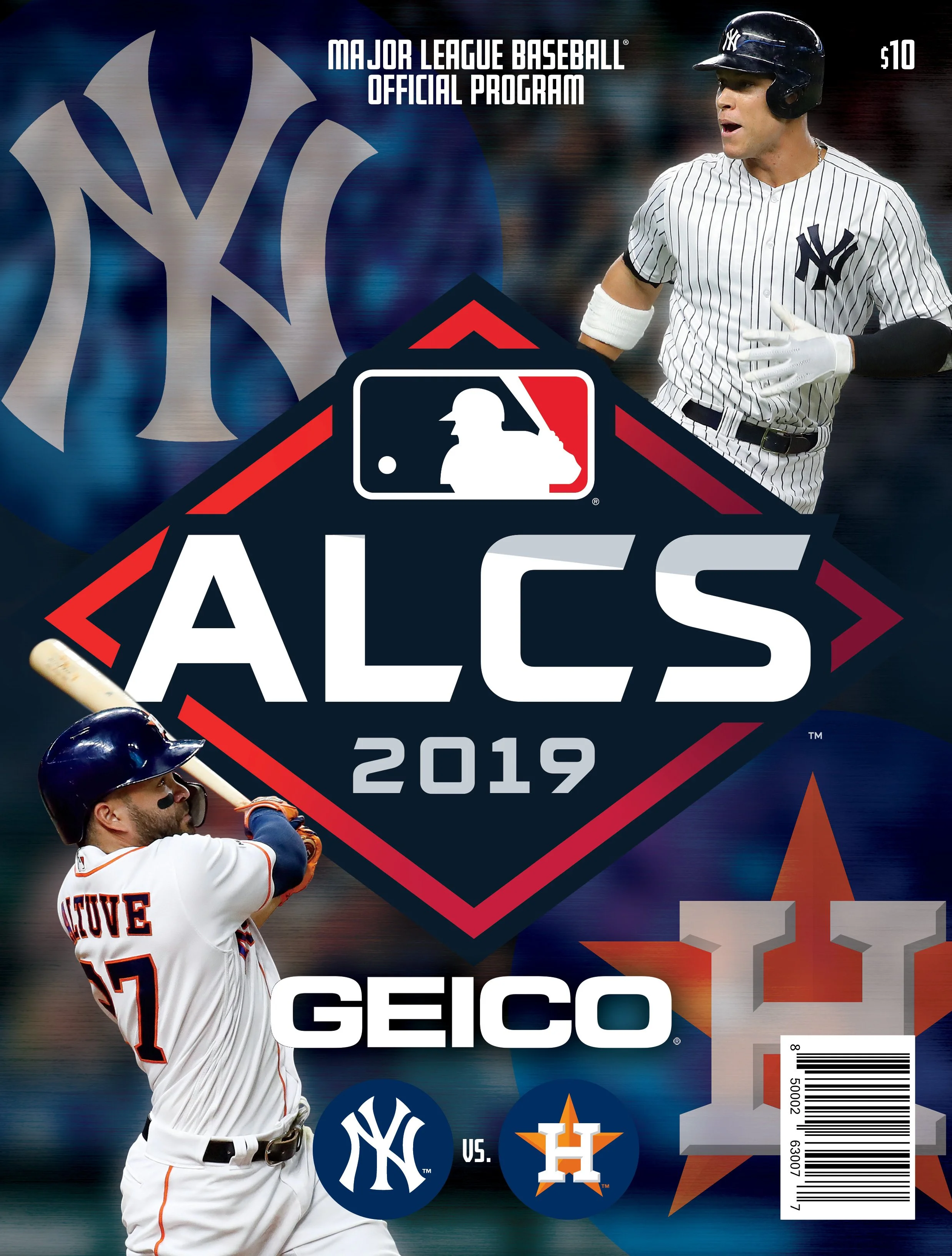 2019 American League Championship Series Program Cover