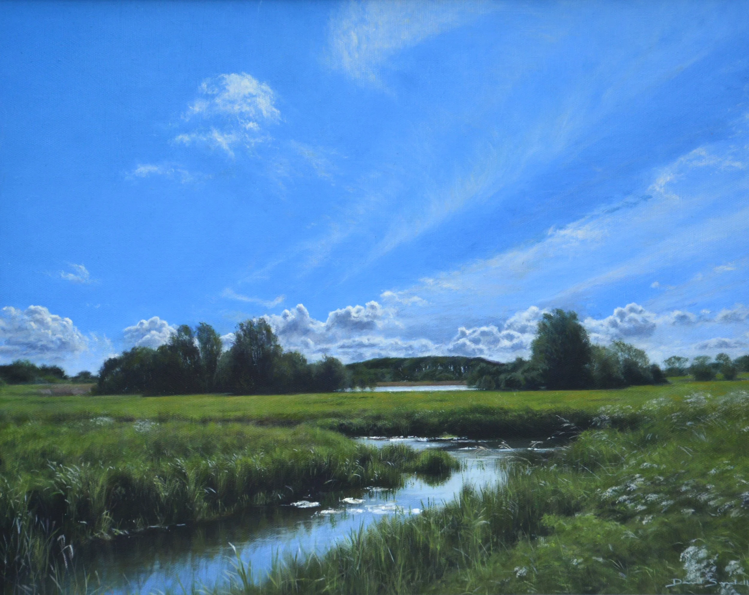 Harpers Brook 2, oil on linen, 48 x 48cm