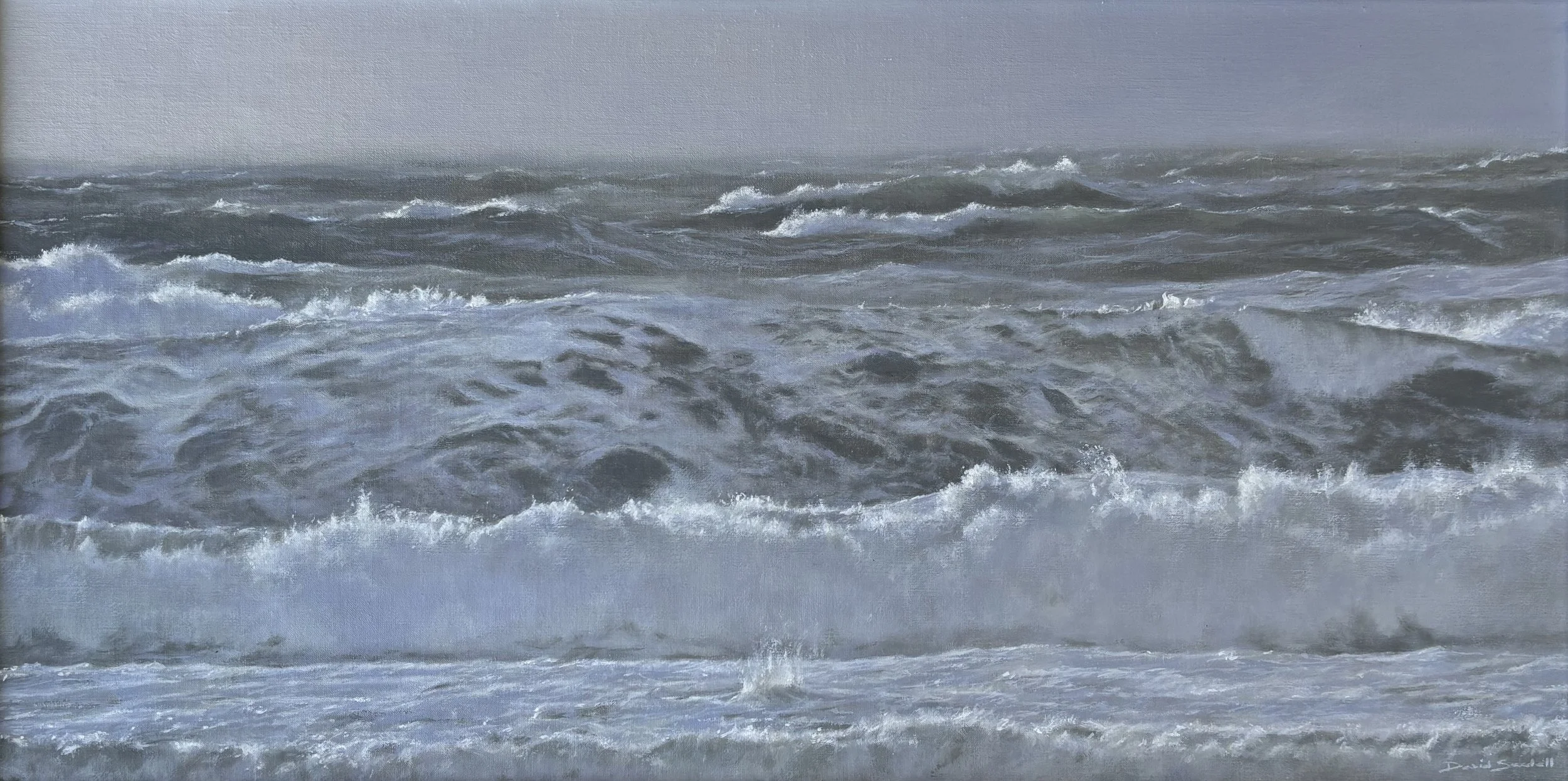 Storm Ending - oil on linen panel