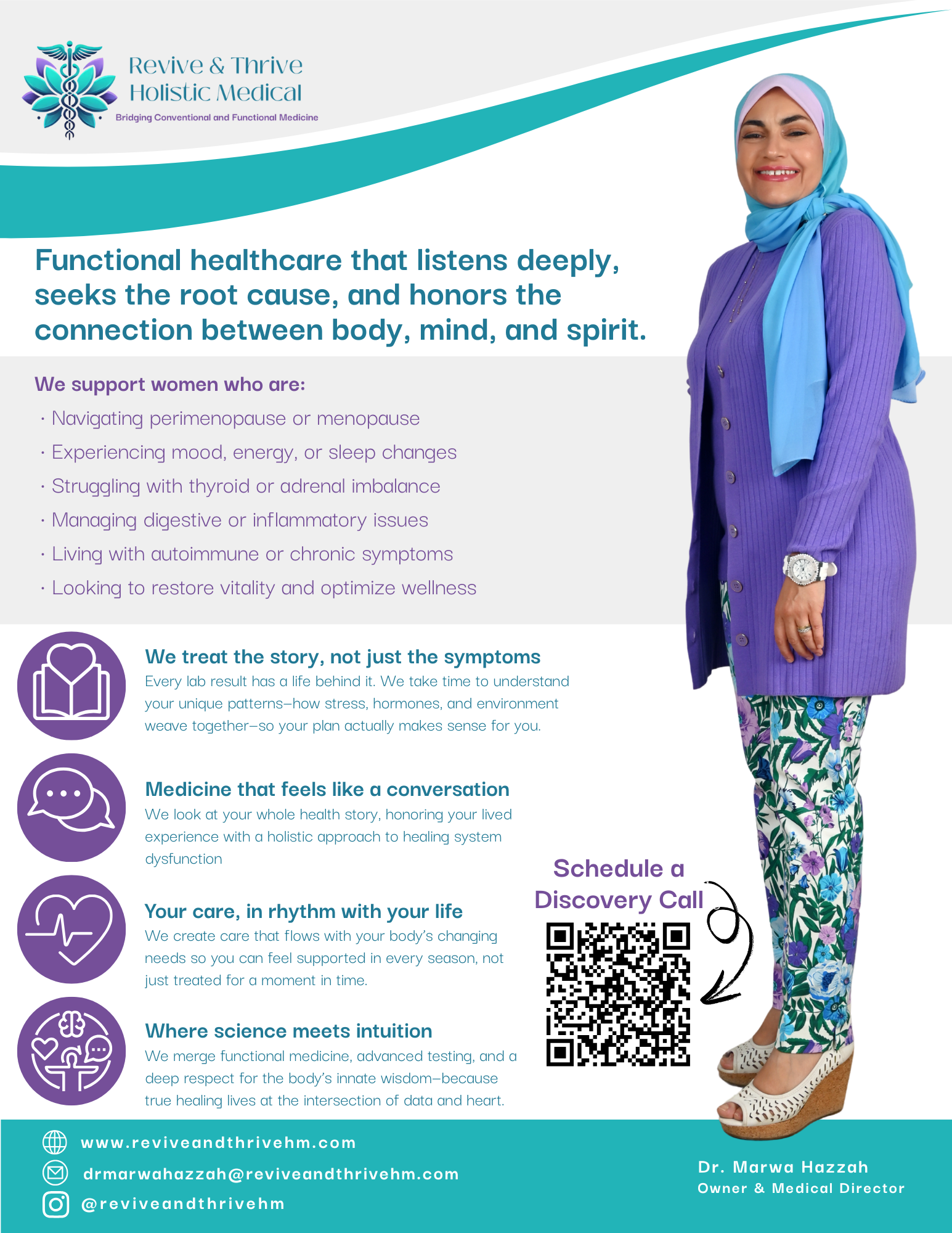 Revive and Thrive Marketing Flyer