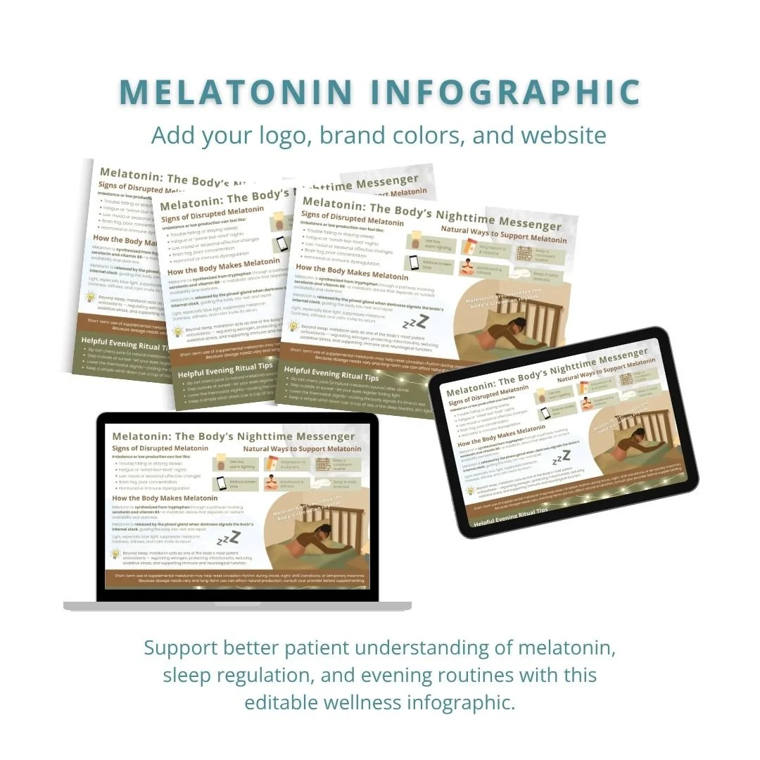 Melatonin Infographic - Patient and Client Resource