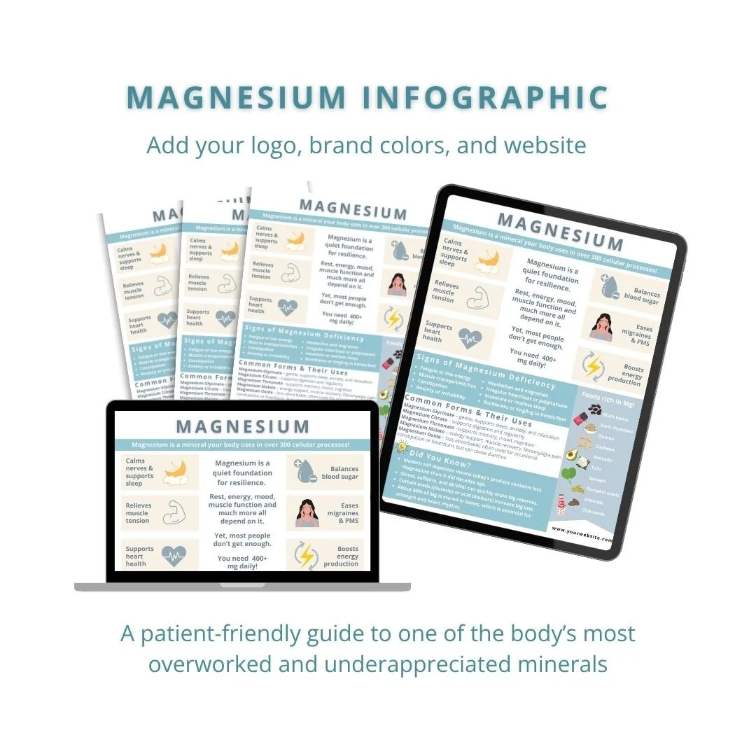 Magnesium Infographic - Patient and Client Resource
