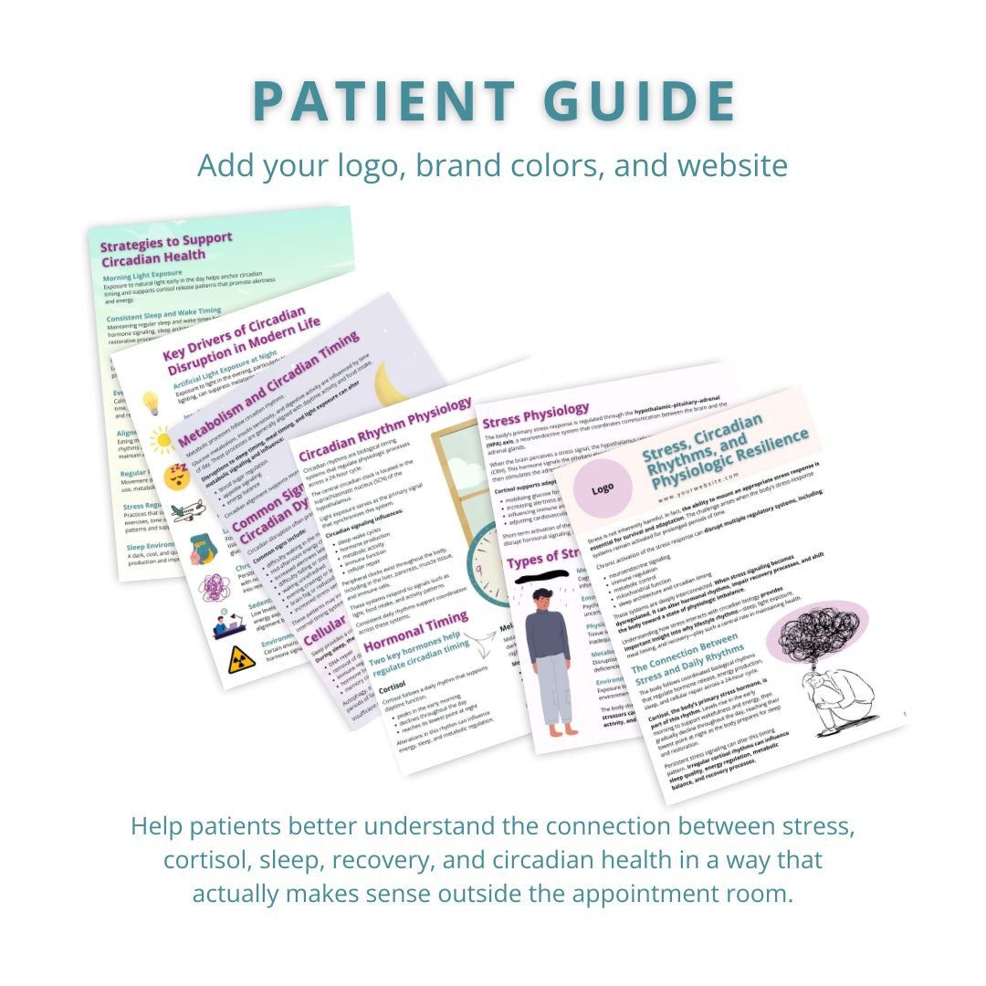 Client Resource - Stress, Circadian Rhythms, & Physiologic Resilience