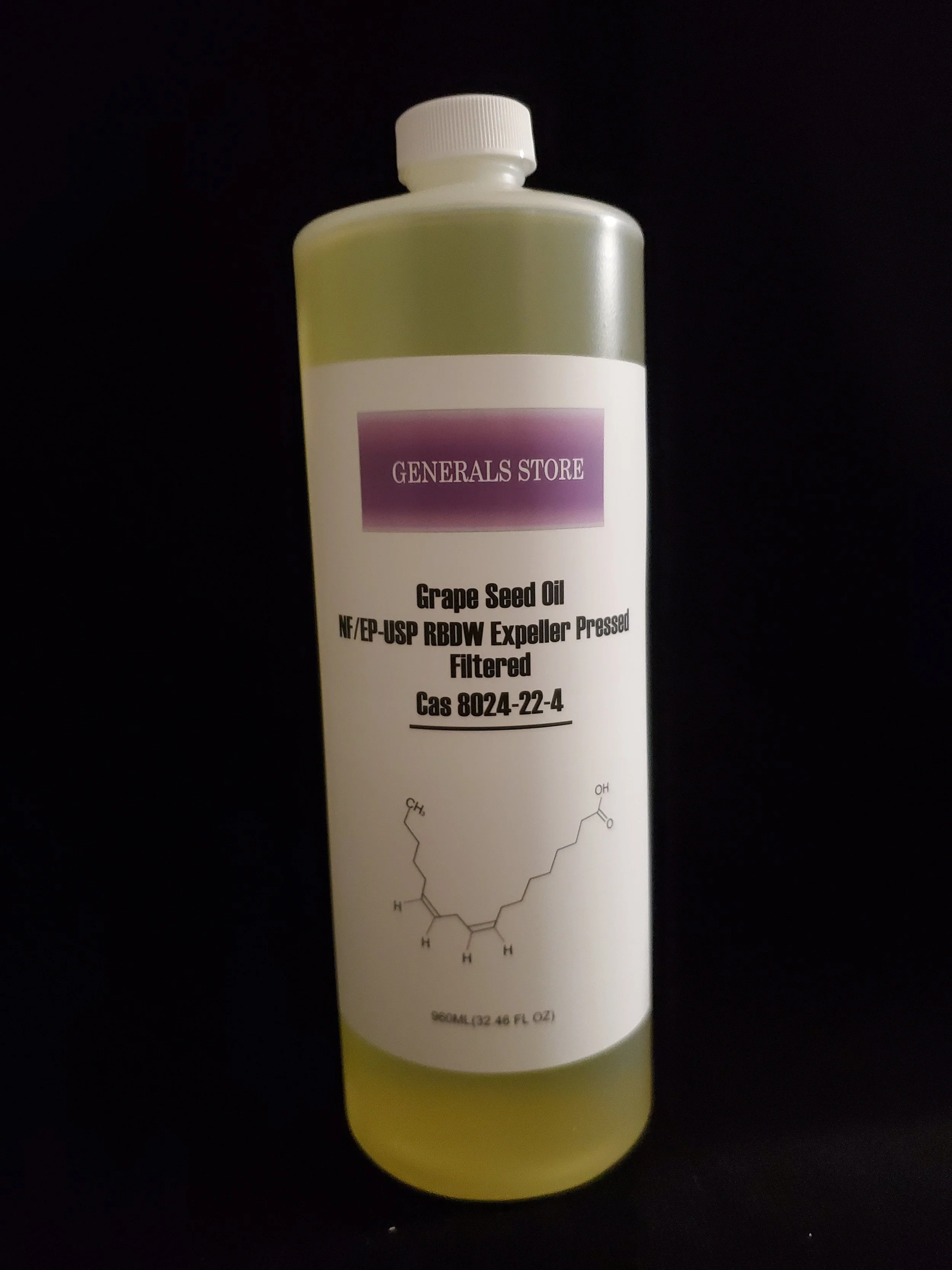 thumbnail image 2 of Kraft USP/NF Grape Seed Oil – Sterile Filtered, 32 Oz – For Professional Or Personal Use 2 of 6