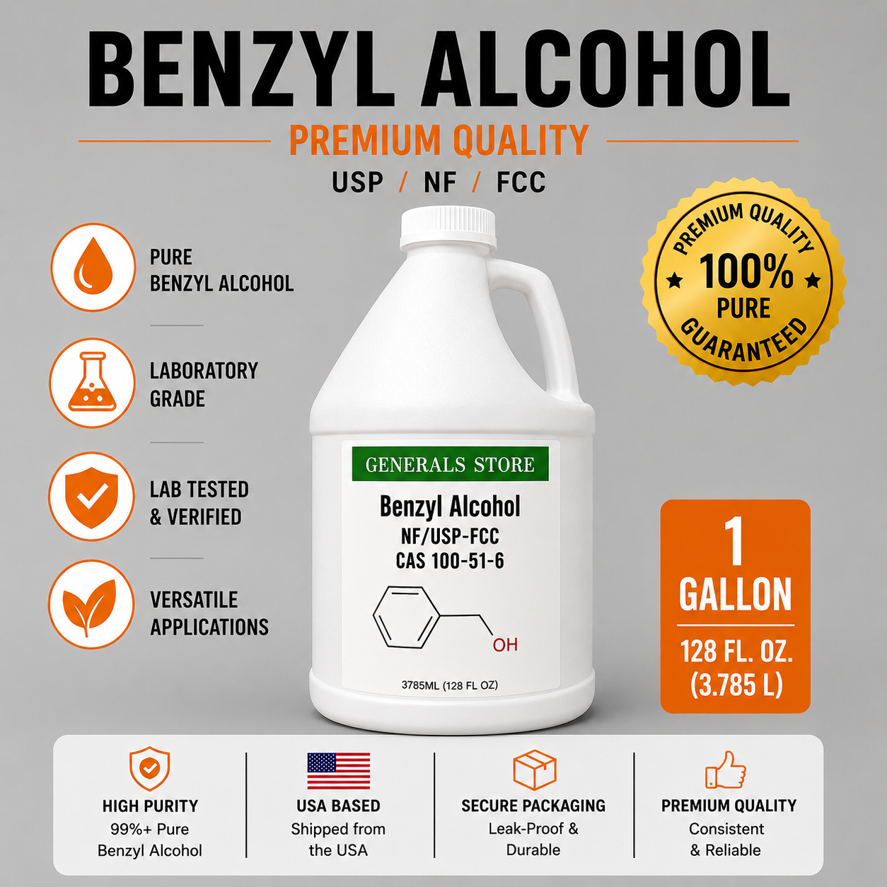 Benzyl Alcohol USP/NF-FCC