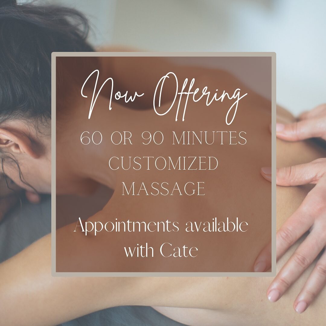 We are SO excited to announce that we are now offering massage services💆🏽&zwj;♀️Call now to book your appointment ✨