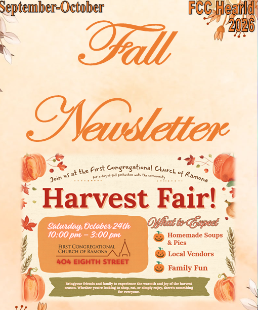 Fall Newsletter 2026