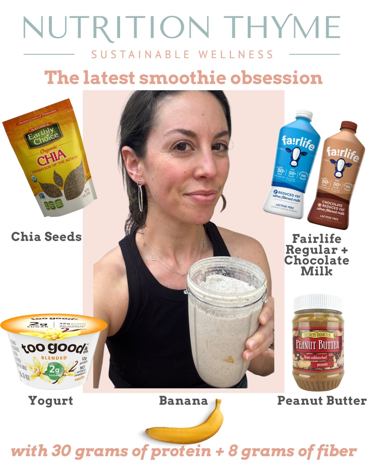 Queen of throwing quick things together that taste good and are nutrient dense:)

A few things to note about smoothies ✍️ 

1) a smoothie doesn&rsquo;t = a meal 
2) smoothies might not be your best option if you&rsquo;re working on optimizing blood s