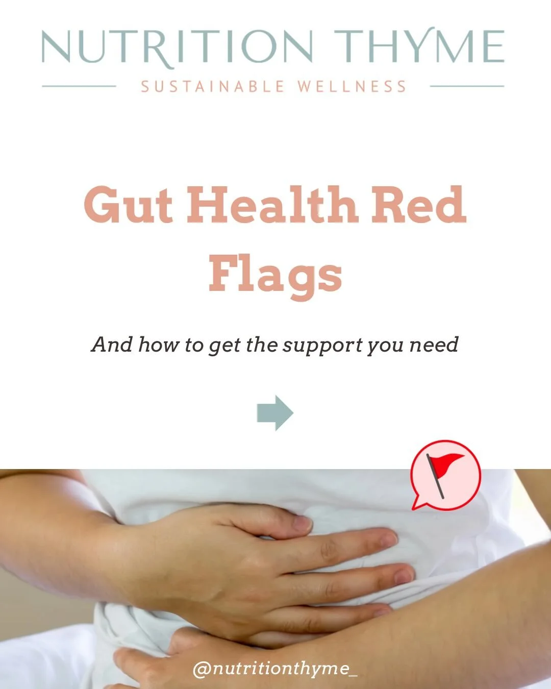 Gut health red flags don&rsquo;t always show up as digestive symptoms alone...

Because the gut is deeply connected to hormones, immunity, energy, skin, mood, and stress response, imbalances can appear in many different ways, often long before digest