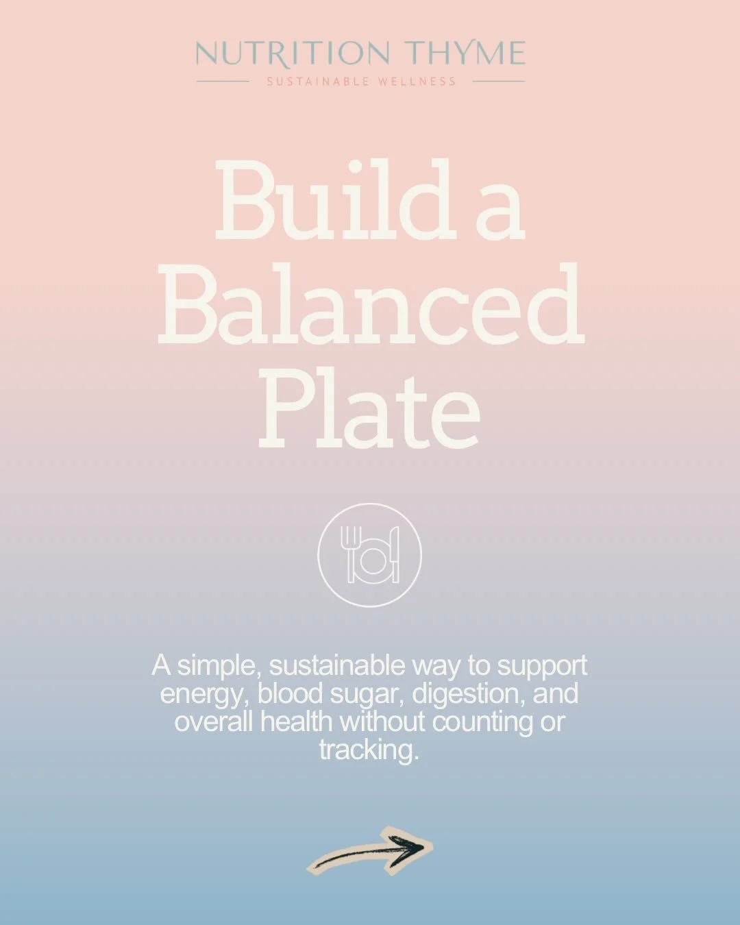A balanced plate provides your body with the building blocks it needs for energy, digestion, and blood sugar support. When meals include protein, fats, fiber-rich carbs, and vegetables, your body is better equipped to feel satisfied and supported.

U