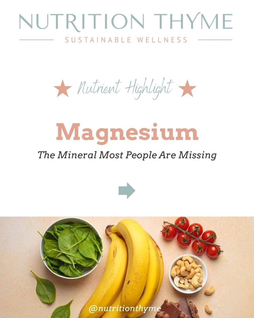 Magnesium is one of the most important minerals in the body, playing a role in 300+ processes including nervous system regulation, muscle relaxation, sleep, energy production, and hormone balance.

While we can get magnesium from foods like leafy gre