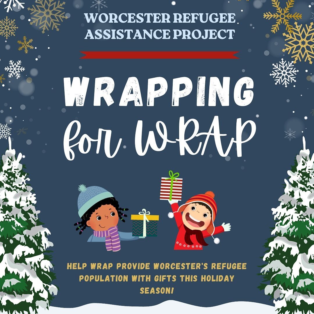 This week is your last chance to help WRAP provide children in the refugee community with gifts this holiday season! Go to the link in our bio to sign up to donate presents to the children and youth group :)

You can also volunteer to help wrap the p