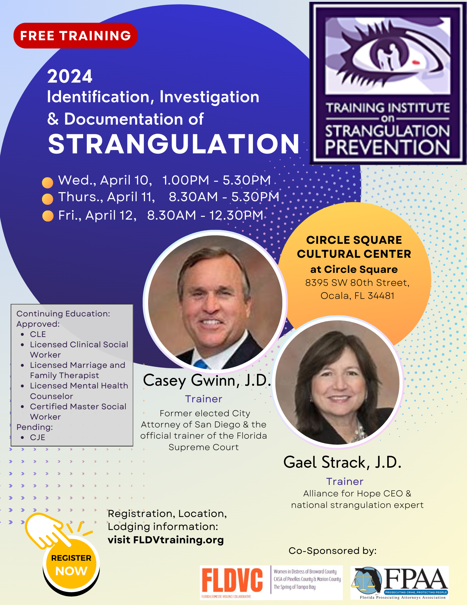Strangulation Awareness Ribbon 2024 Strangulation Prevention Conference — Florida Domestic Violence ...