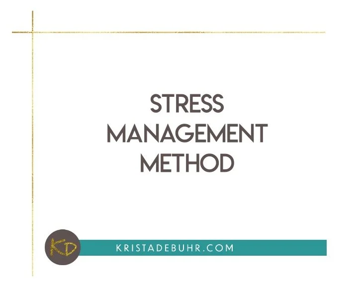Stress Management Method